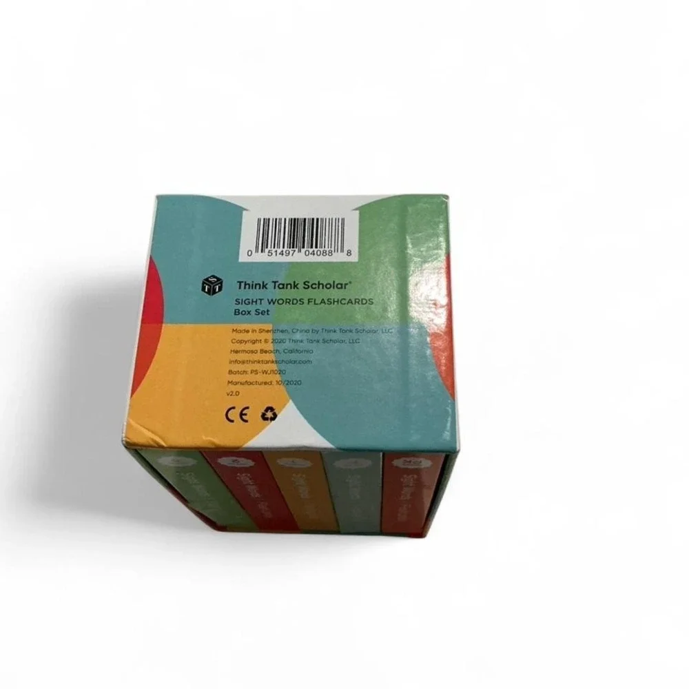 Think Tank Scholar Sight Words Flashcards Kids PreK-3rd Multicolor New 520 Words